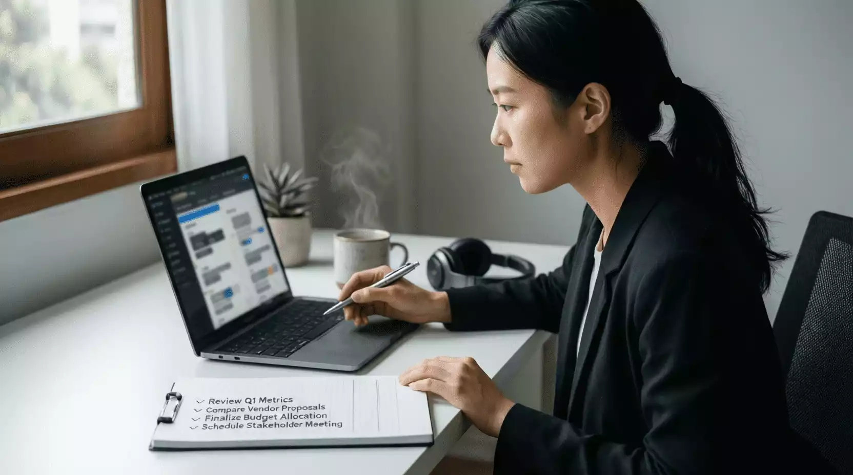 Persona evaluando diferentes opciones de casas de apuestas en su portátil