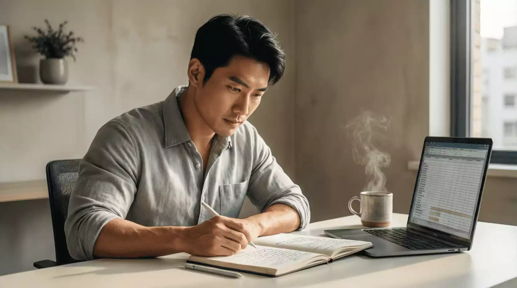 Apostador organizando su capital de apuestas con disciplina y método