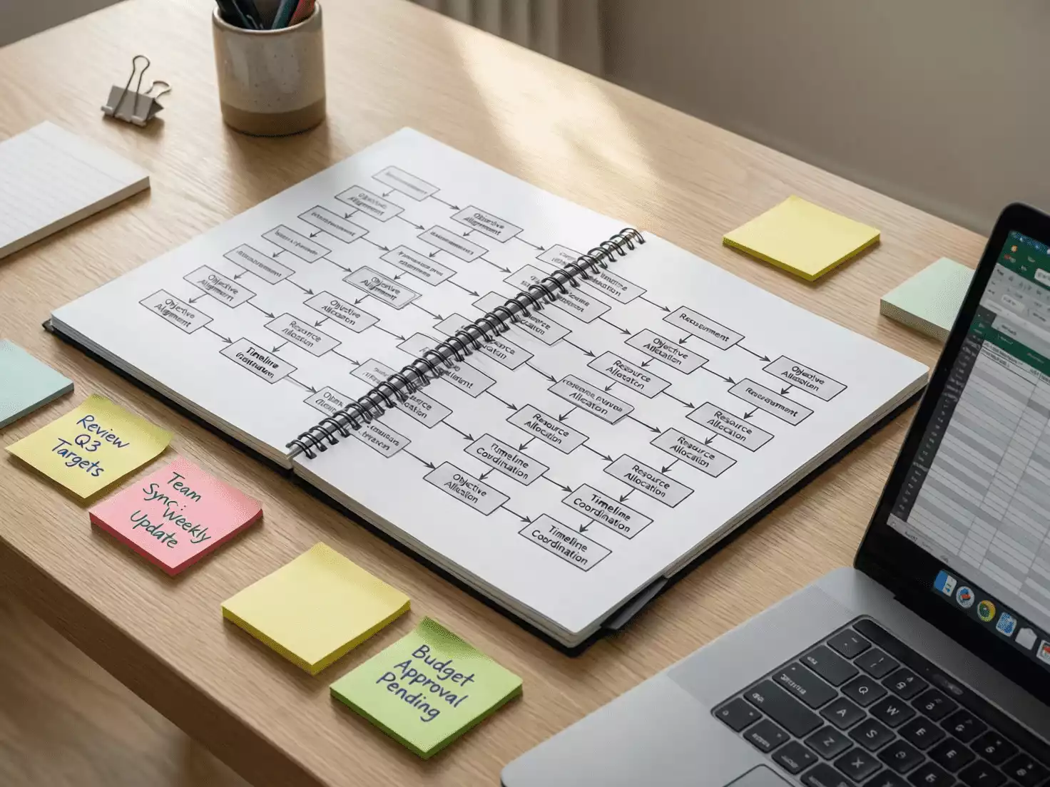 Diagrama mostrando la integración del sistema de stakes con la estrategia global