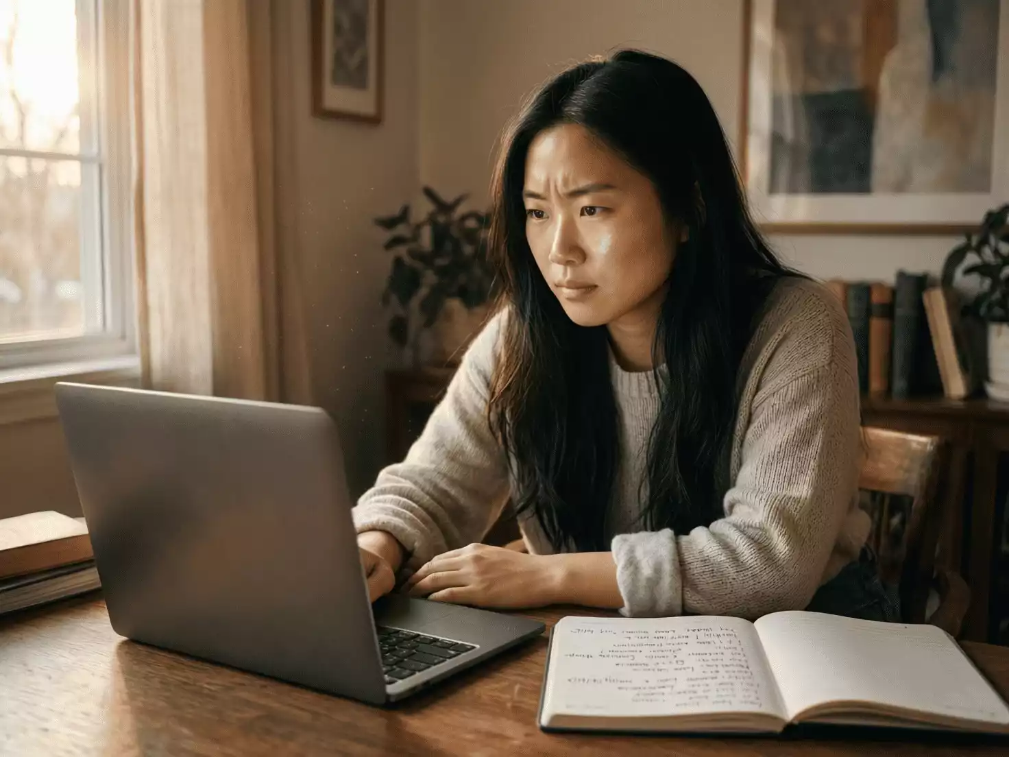 Persona buscando información sobre recursos de ayuda para juego problemático