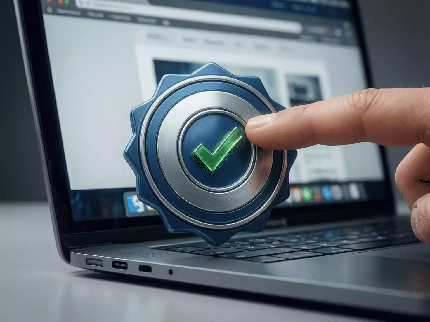 Sello de seguridad y licencia DGOJ en una casa de apuestas