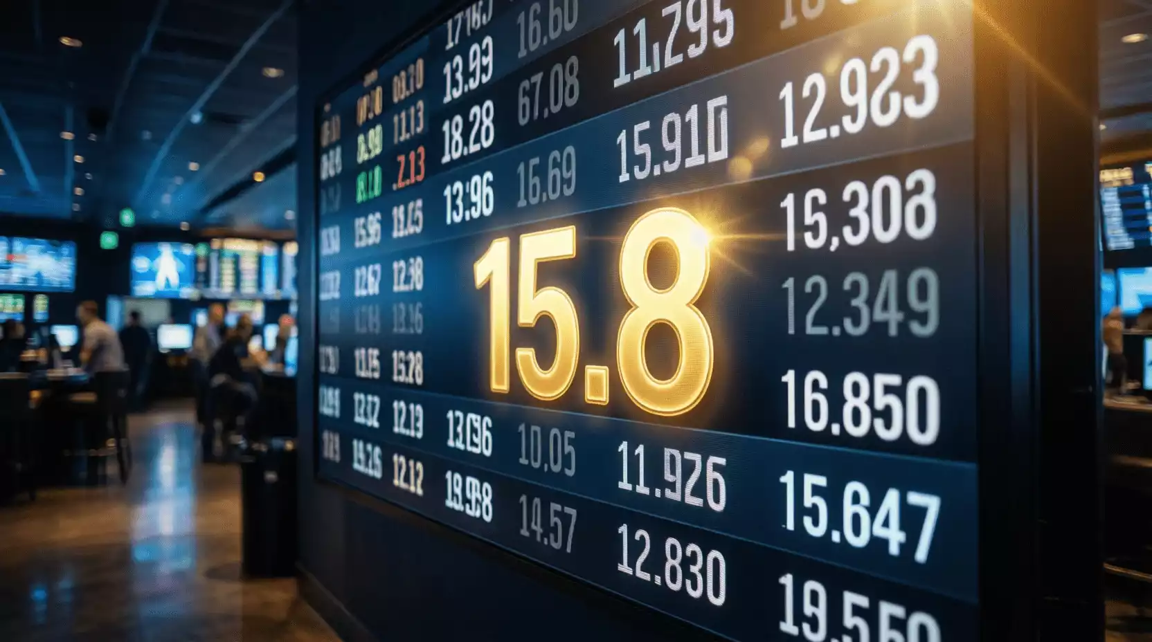 Cuota destacada multiplicándose en una pantalla de apuestas