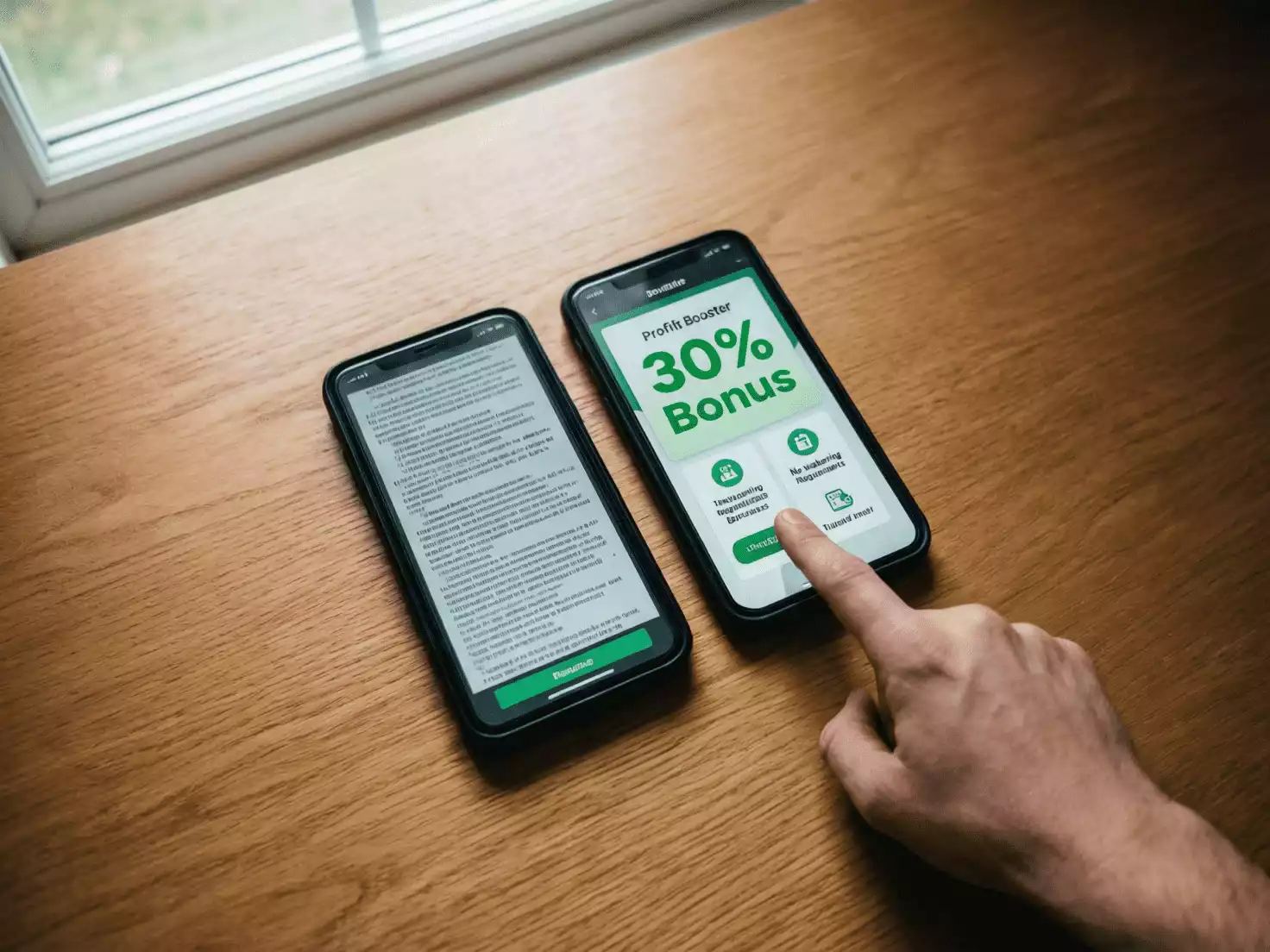 Comparación visual entre bonos tradicionales y potenciadores