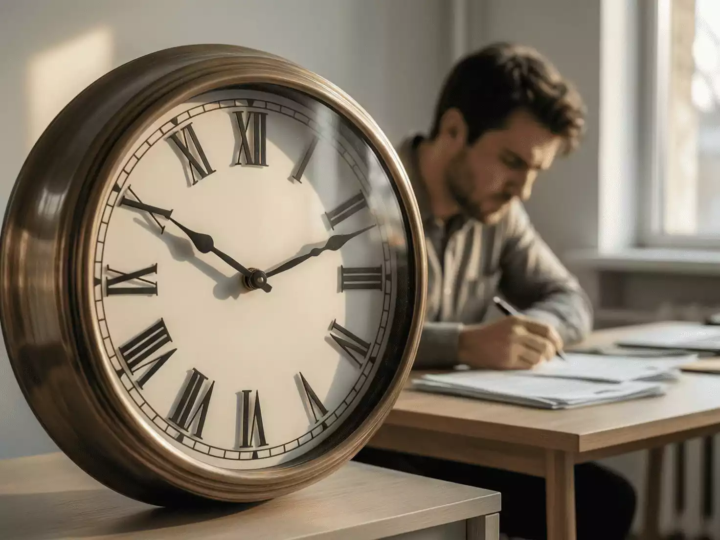 Reloj simbolizando los plazos para cumplir requisitos de apuesta