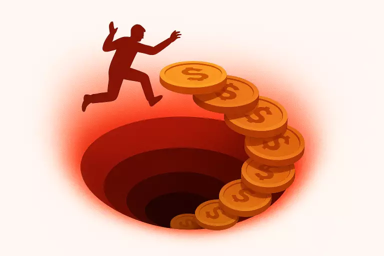 La espiral destructiva de perseguir pérdidas: cómo un intento de recuperar lleva a perder más